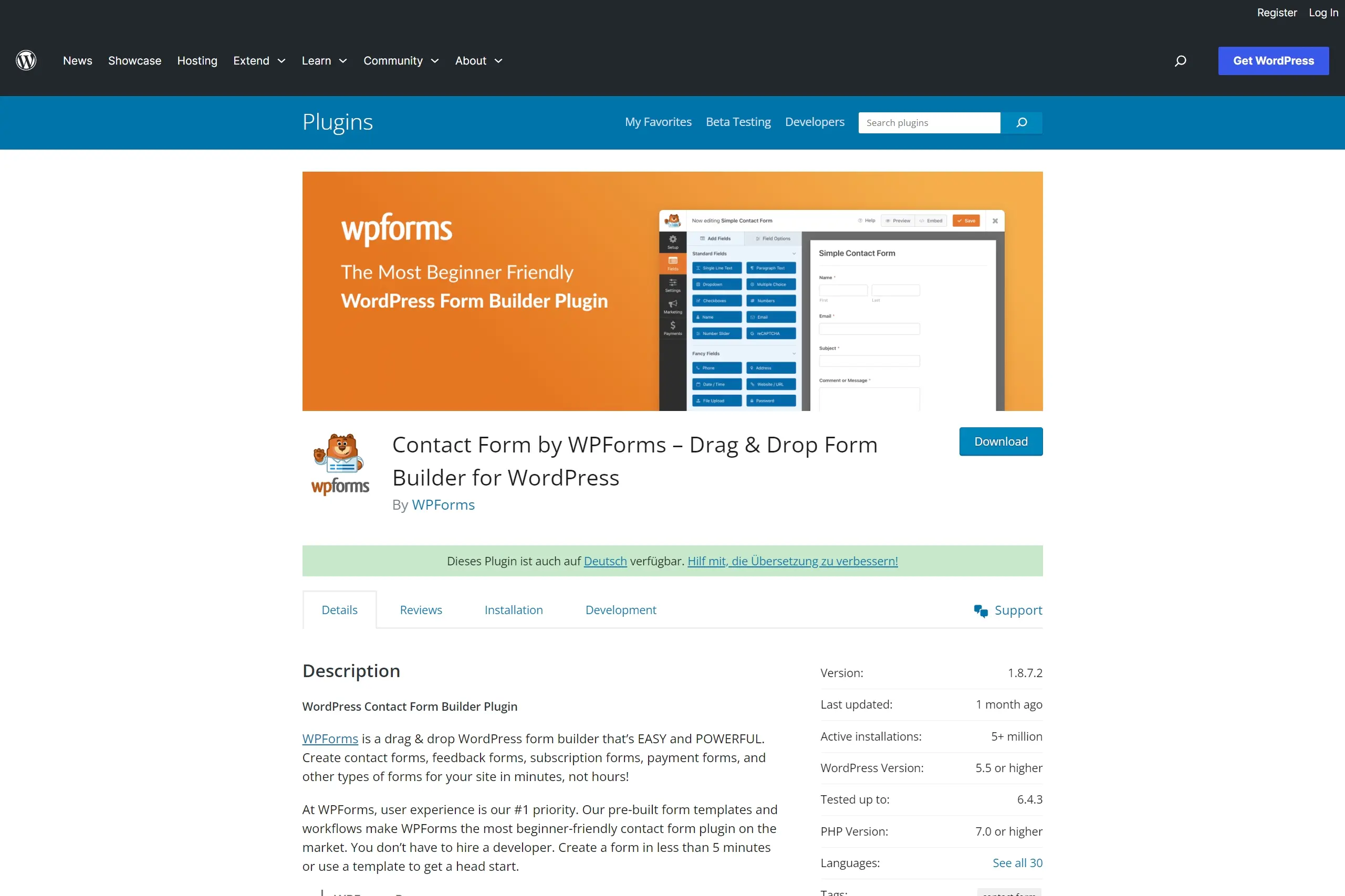 WordPress Plugins WPForms